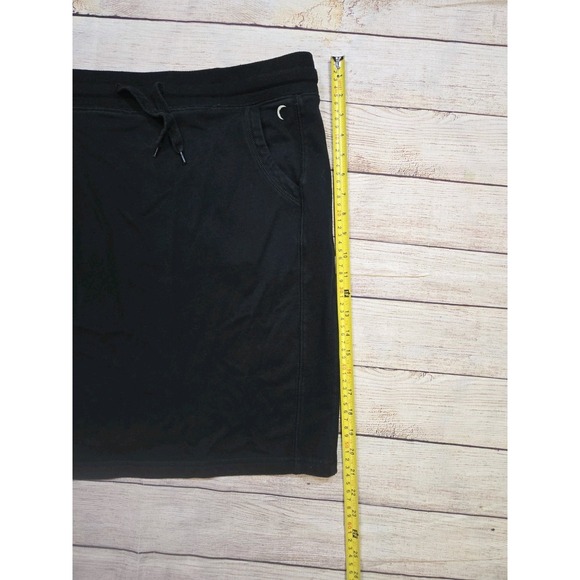 Zyia Active Women's Drawstring Casual Skirt Size XL Black Pencil - Picture 6 of 7
